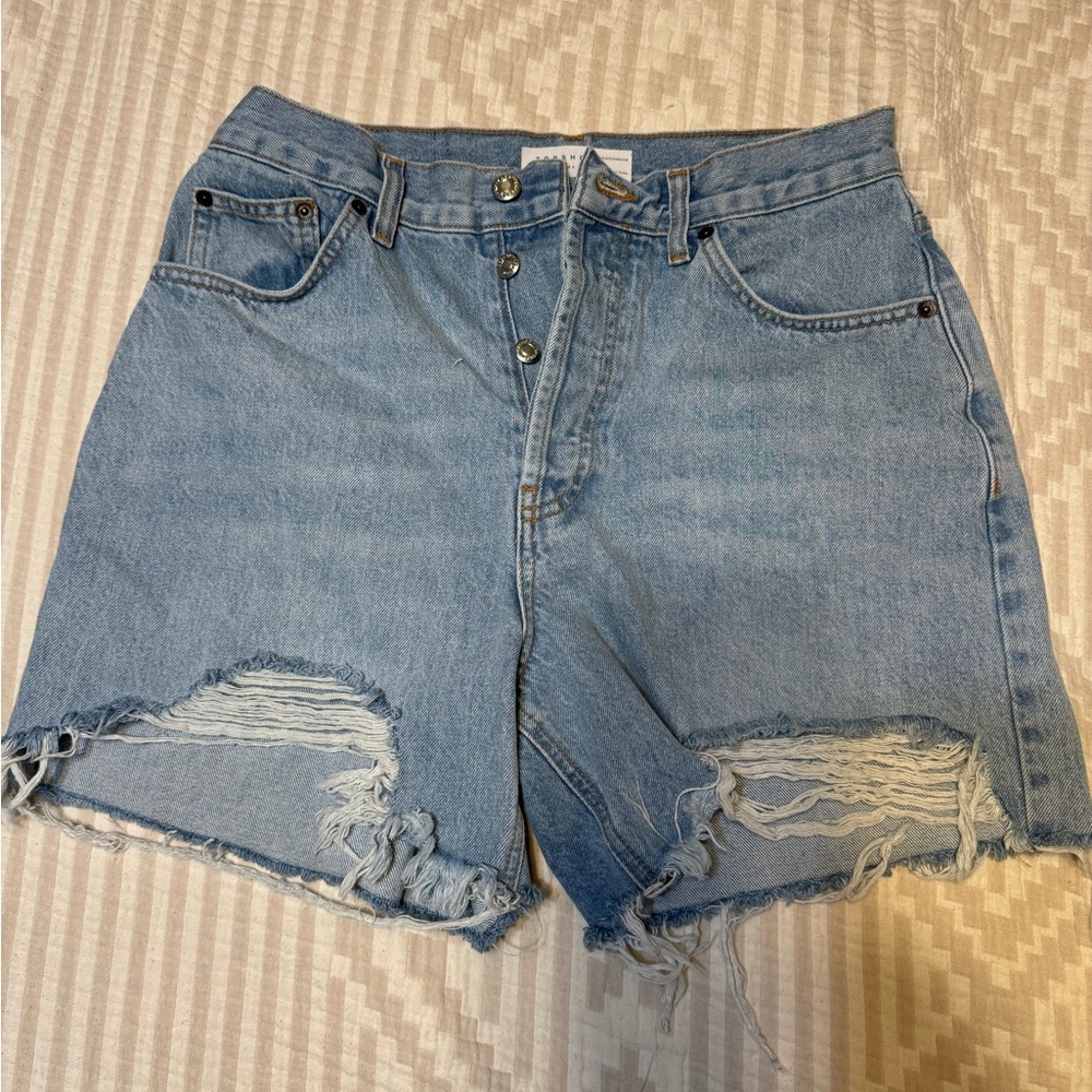 Topshop high-rise shorts